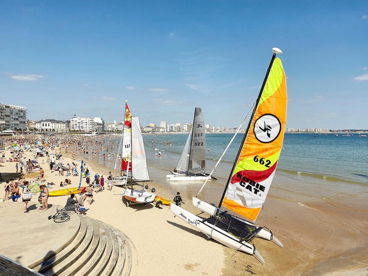Appartement T2 Face Plage Avec Balcon, Cuisine Equipee Et Tv - Fr-1-92-908 Les Sables-d'Olonne Luaran gambar
